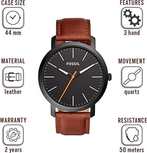 Fossil premium leather catalog watch