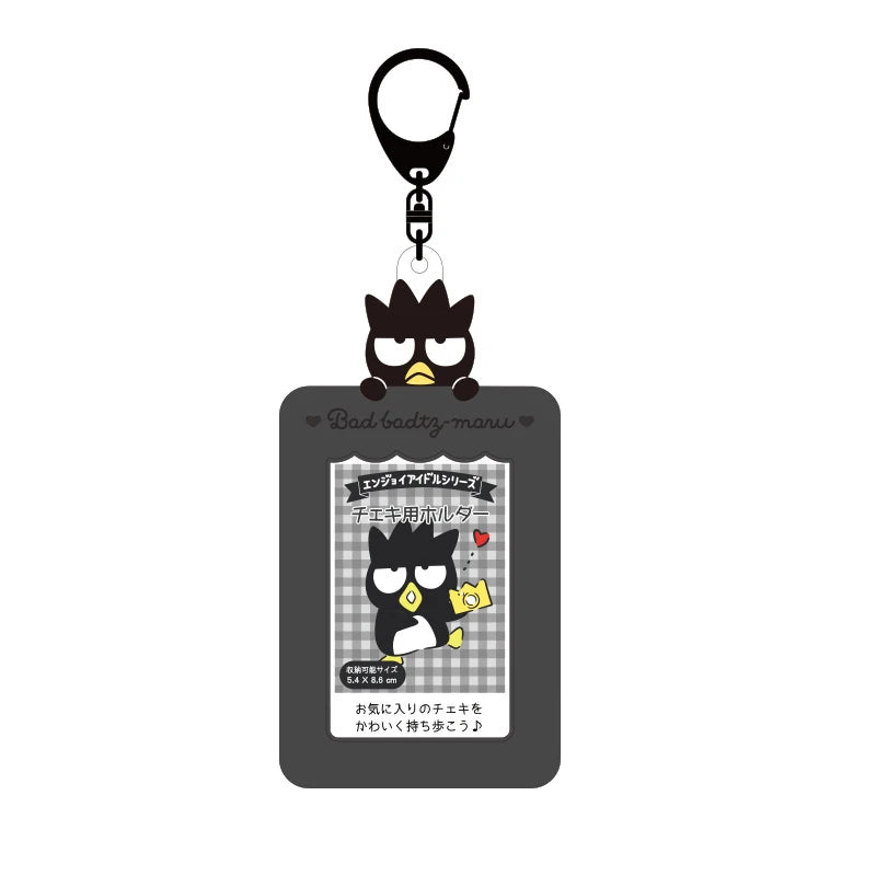 Sanrios Kuromi Cinnamoroll Purin Dog Photocard Bag Cute Cartoon My Melody Card Holders Student Id Credit Card Storage Case Bag