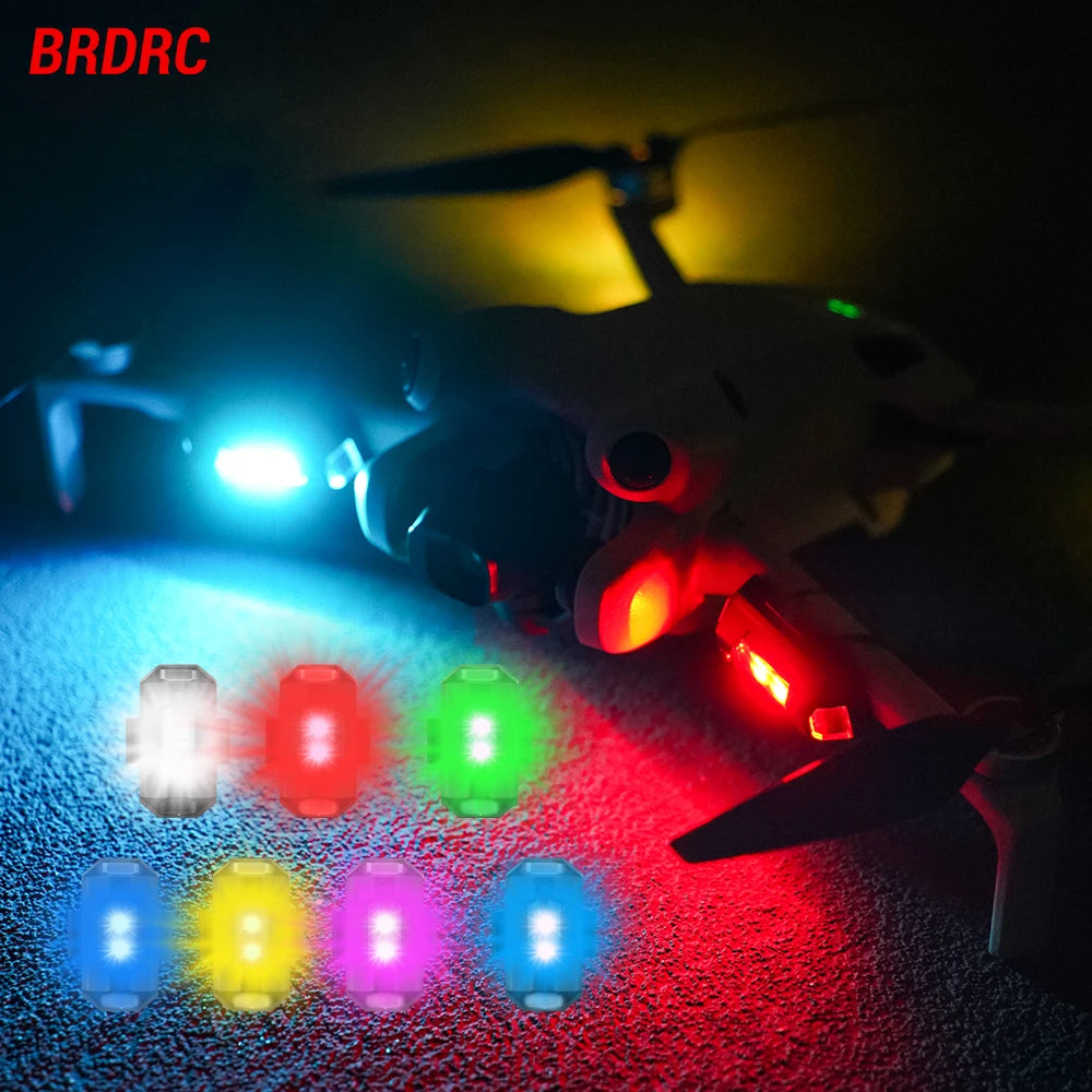 Mini Drone Strobe Light for DJI Mavic 4 Pro/NEO/Mini 4 Pro/Mini 2/4K Lightweight 6 Lights Color Anti-collision Signal Lamp