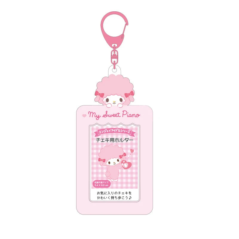 Sanrios Kuromi Cinnamoroll Purin Dog Photocard Bag Cute Cartoon My Melody Card Holders Student Id Credit Card Storage Case Bag