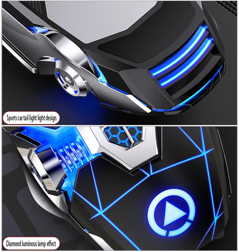 GX2 Wired Combination 104 Keys Mechanical Feel Keyboard and Mouse Replaceable Waterproof RGB Backlight Keyboard And Mouse Cover,
