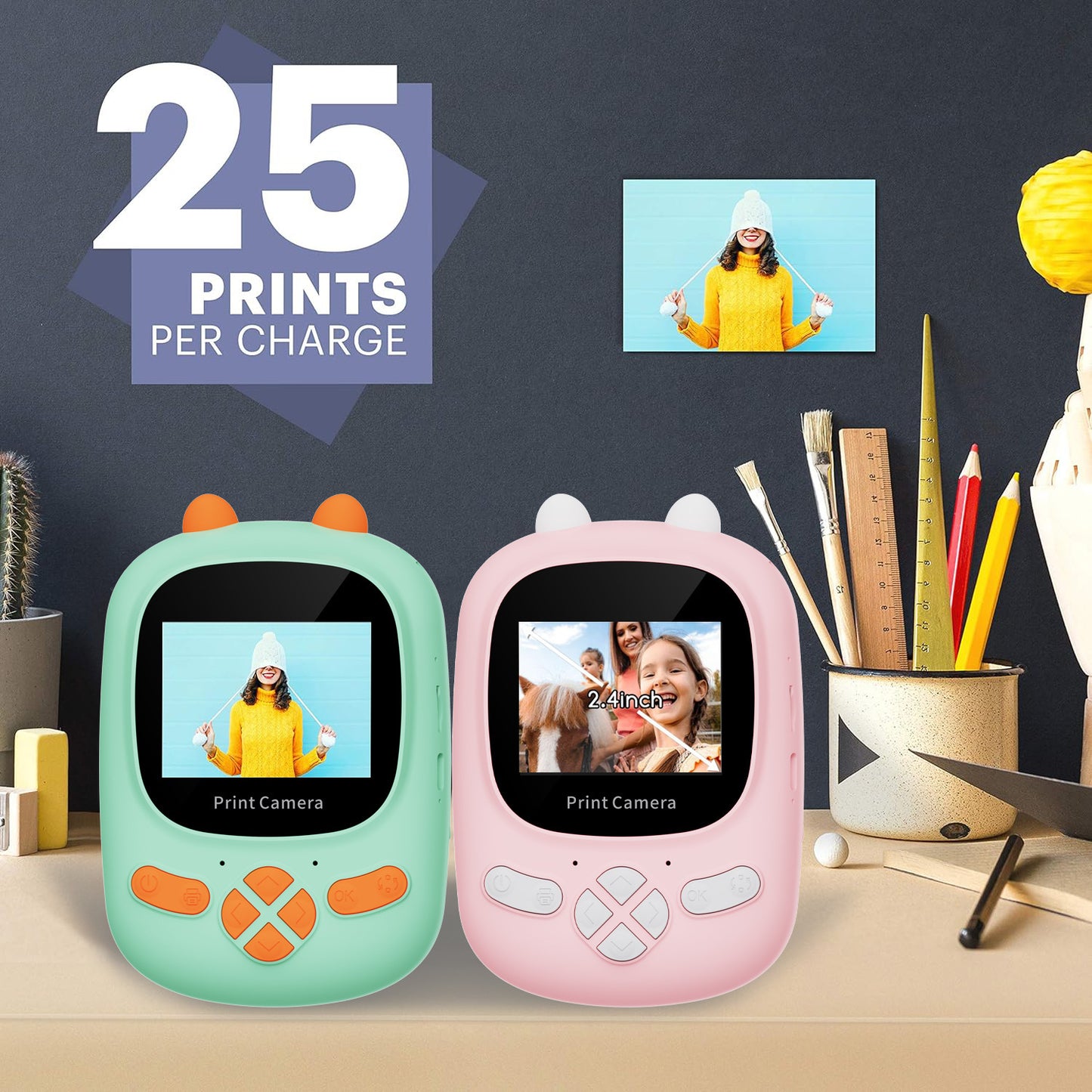 Q2 Children's Camera Polaroid Portable HD camera