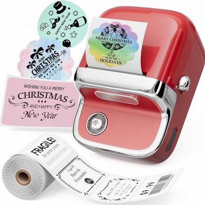 Portable Handheld Bluetooth Barcode Thermal Label Printer