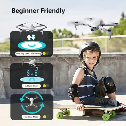 4DRC F10 Foldable Drone With Camera WIFI FPV For Adults,1080P HD FPV Live Video RC Quadcopter,Logistics Is Randomly Sent By UPS,USPS