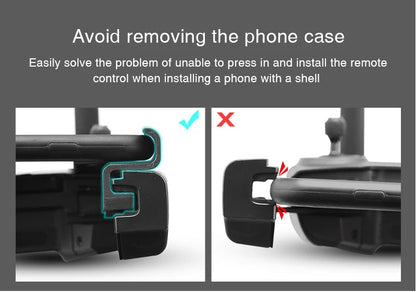 Phone Mount For DJI Mavic Mini /SE /Mavic 2 Pro Zoom Drone Remote Control Clamp Clip Bracket Stable Phone Holder Accessories
