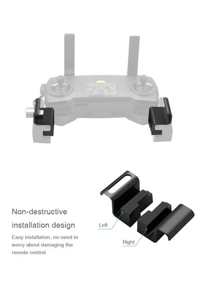 Phone Mount For DJI Mavic Mini /SE /Mavic 2 Pro Zoom Drone Remote Control Clamp Clip Bracket Stable Phone Holder Accessories
