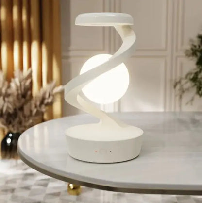 Rotating Moon Desk Lamp with Phone Charging