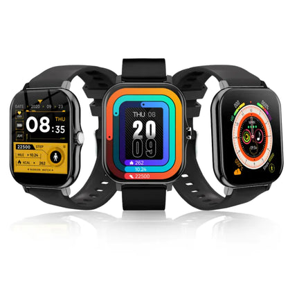 Giordano Connex Black Smart Watch with Bluetooth Voice
