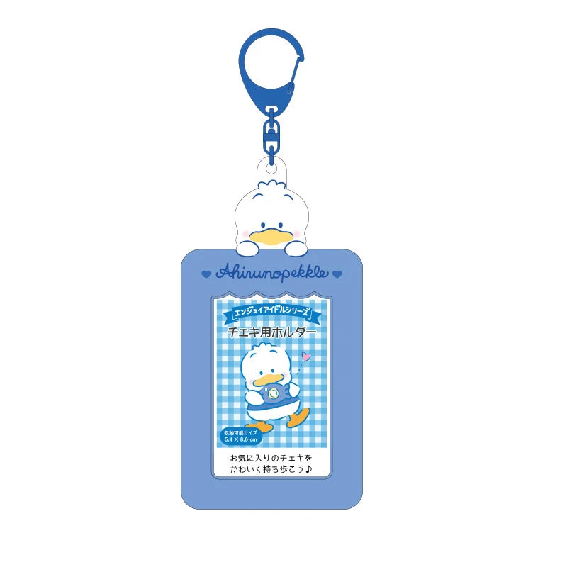 Sanrios Kuromi Cinnamoroll Purin Dog Photocard Bag Cute Cartoon My Melody Card Holders Student Id Credit Card Storage Case Bag