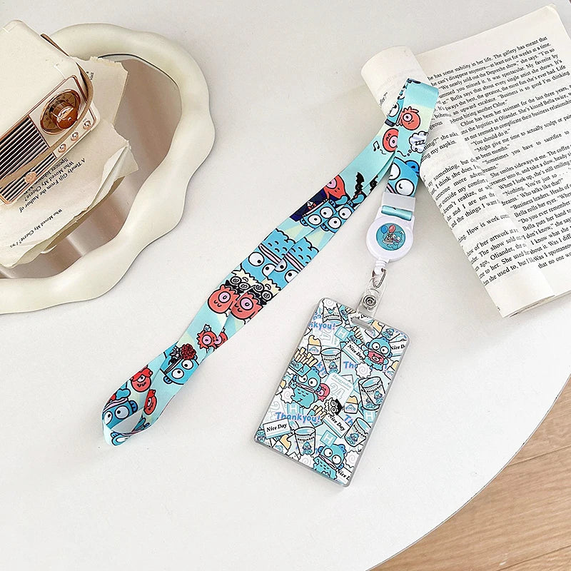 Sanrios Kuromi Cinnamoroll Purin Dog Photocard Bag Cute Cartoon My Melody Card Holders Student Id Credit Card Storage Case Bag