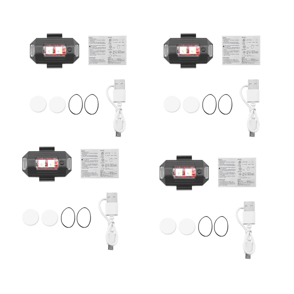 Mini Drone Strobe Light for DJI Mavic 4 Pro/NEO/Mini 4 Pro/Mini 2/4K Lightweight 6 Lights Color Anti-collision Signal Lamp