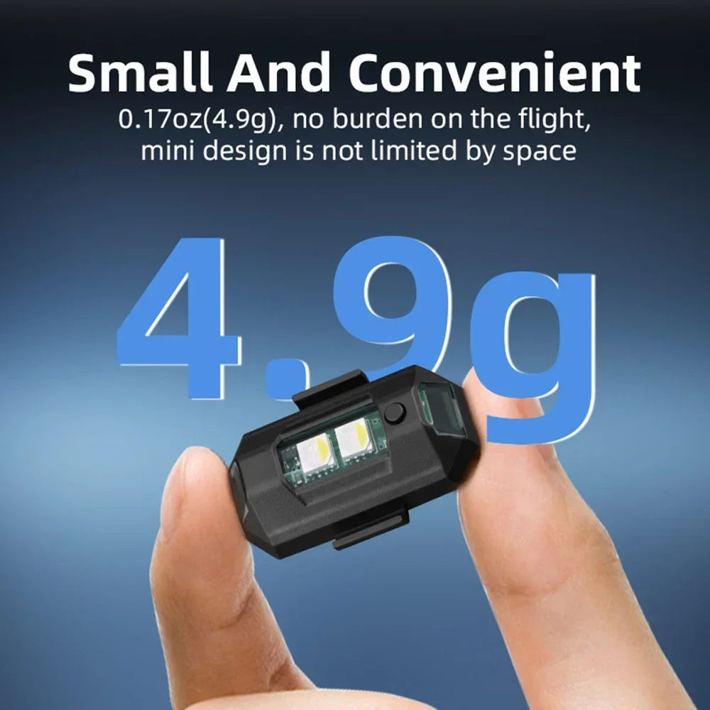 Mini Drone Strobe Light for DJI Mavic 4 Pro/NEO/Mini 4 Pro/Mini 2/4K Lightweight 6 Lights Color Anti-collision Signal Lamp