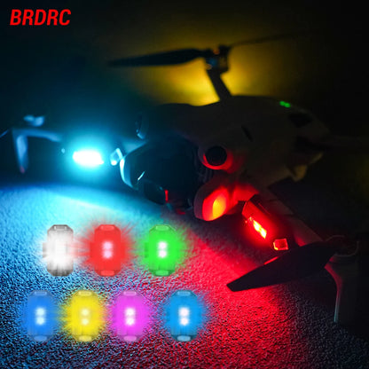 Mini Drone Strobe Light for DJI Mavic 4 Pro/NEO/Mini 4 Pro/Mini 2/4K Lightweight 6 Lights Color Anti-collision Signal Lamp