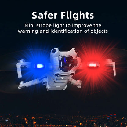 Mini Drone Strobe Light for DJI Mavic 4 Pro/NEO/Mini 4 Pro/Mini 2/4K Lightweight 6 Lights Color Anti-collision Signal Lamp