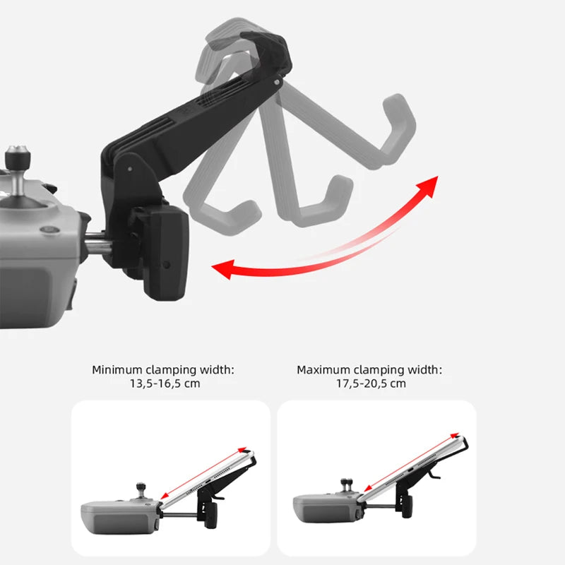 BRDRC Tablet Holder for DJI NEO/Mini 4K/Mini 3 Pro/Air 2S/Mavic 3/Air 3 RC-N1/N2/N3 Remote Controller for iPad/Galaxy/Huawei