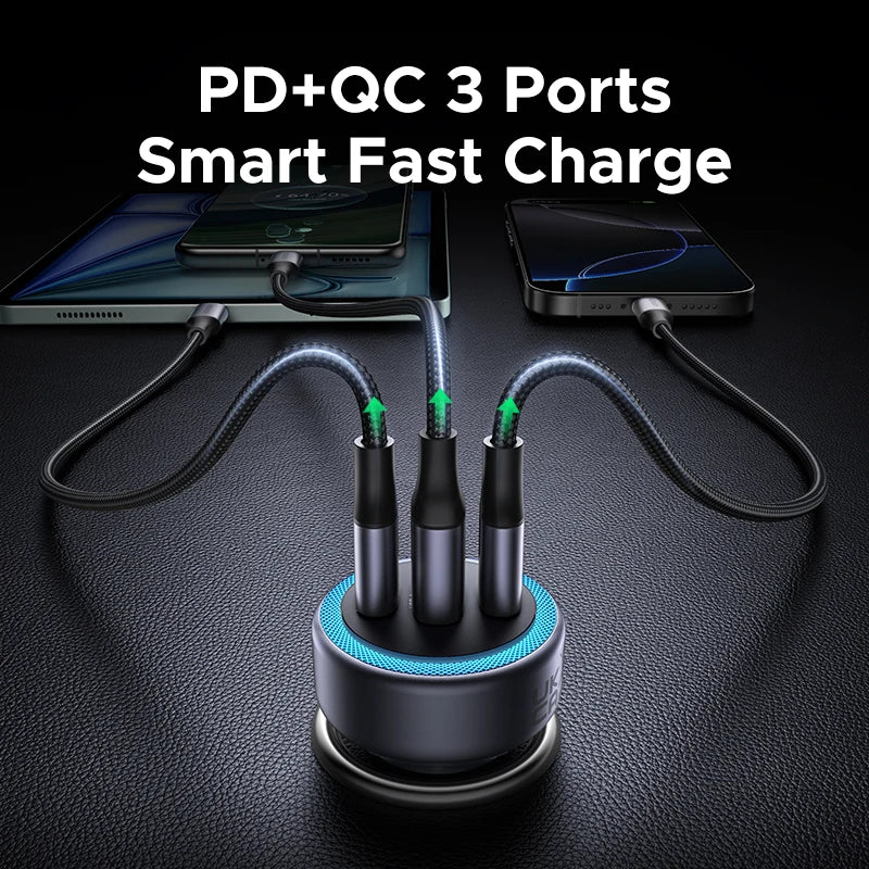 UGREEN Car Charger PD30W USB C Fast Charger for iPhone 17 16 15 Fast Charging for Mobile Phone USB C Car Charger