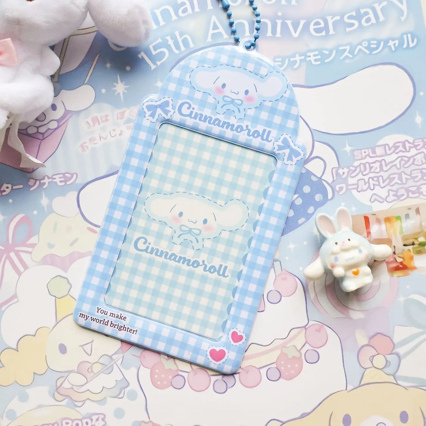 Sanrios Kuromi Cinnamoroll Purin Dog Photocard Bag Cute Cartoon My Melody Card Holders Student Id Credit Card Storage Case Bag