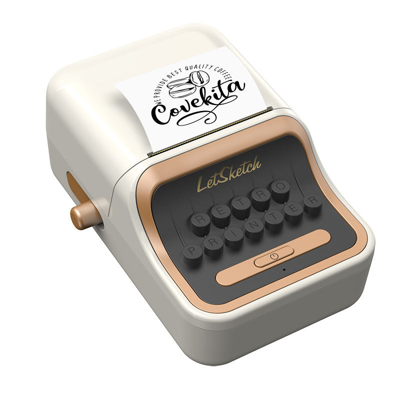 amamee Ink-Free Thermal Label Printer, High Speed USB Mini