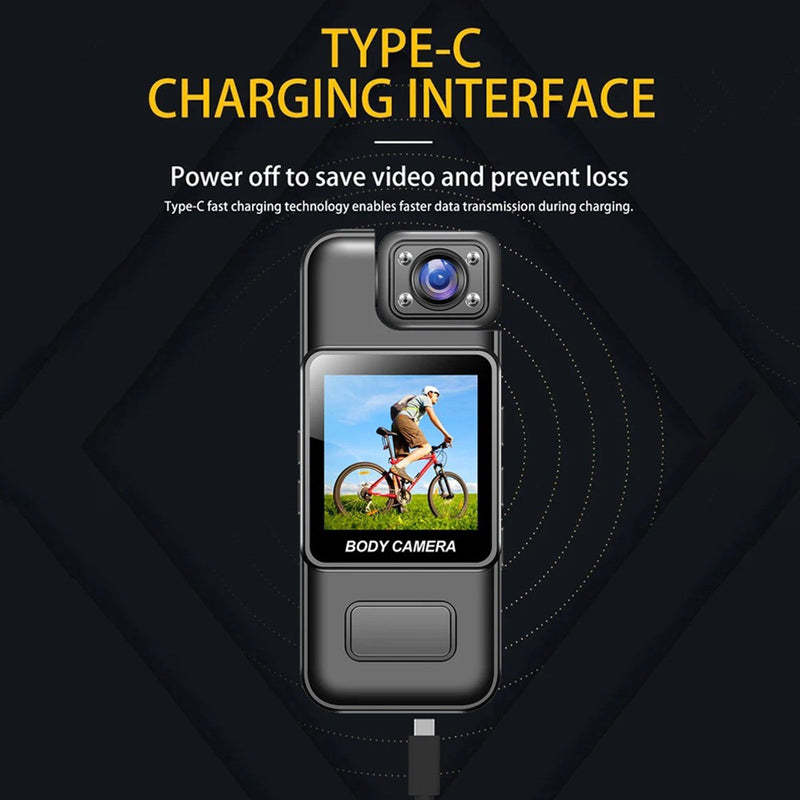 4K WiFi Body Camera Video Recordable,Portable Cam