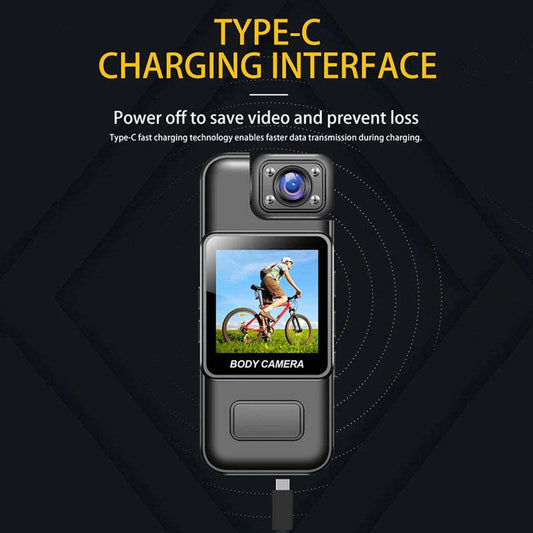 4K WiFi Body Camera Video Recordable,Portable Cam