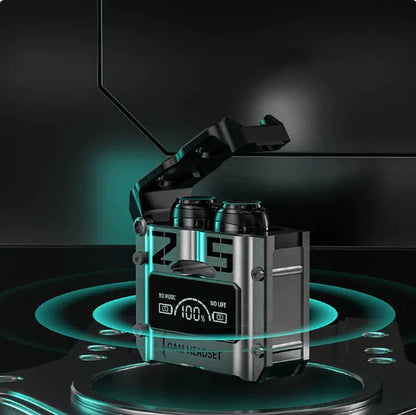 Sci-Fi Metal Capsule Gaming Headset