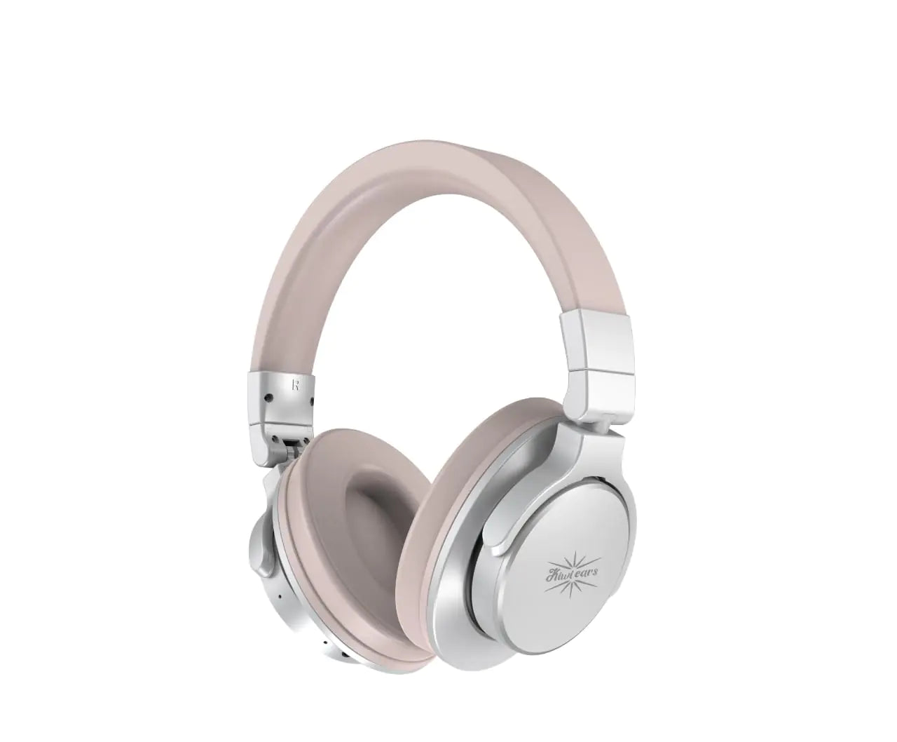 Linsoul Kiwi Ears Division Over Ear Headphone 40mm Dynamic Driver Monitoring Headphones Wired Gaming Headphones DJ Headphones for Professional Musicians Engineers (Silver)